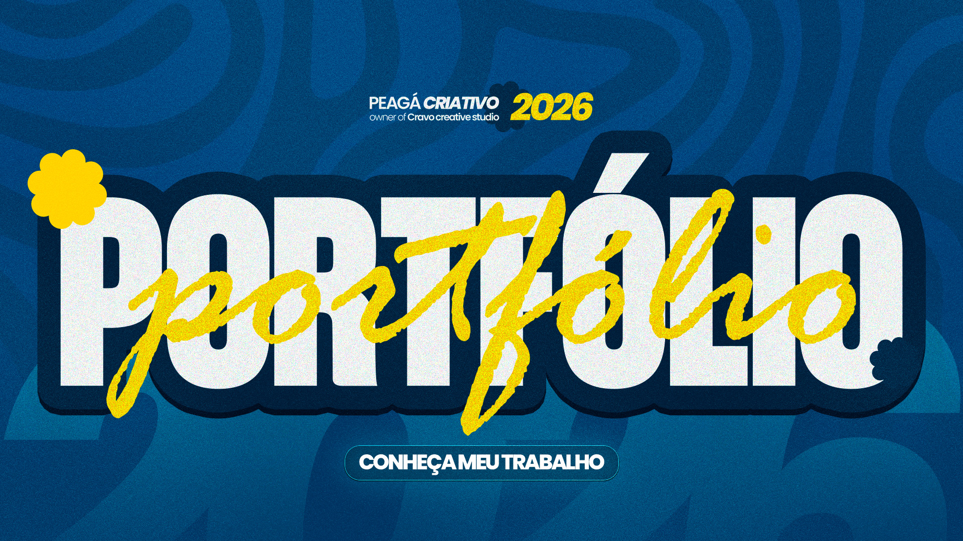 Capa do portfólio peagá criativo 2026